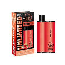 Strawberry Flavored Fume UNLIMITED Disposable Vape Device