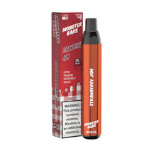 Strawberry Jam Flavored Monster Bars Disposable Vape Device 3500 puffs