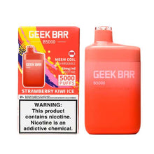 Strawberry Kiwi Ice Flavored Geek Bar B5000 Disposable Vape Device - 5000 Puffs | everythingvapes.com - 1PC