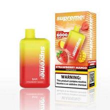 Strawberry Mango Flavored Supreme BAR Disposable Vape Device 6000 Puffs 3PK | everythingvapes.com