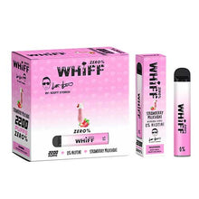 Strawberry Milkshake Flavored Whiff ZERO 0% Disposable Vape Device