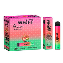 Strawberry Watermelon Flavored Whiff ZERO 0% Disposable Vape Device