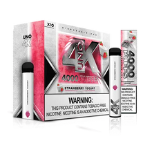 Strawberry Yogurt flavor Uno 4K Tobacco Free Disposable Vape Device 1pc