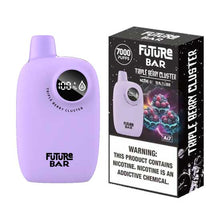 Triple Berry Cluster (Triple Berry Ice) Flavored Future Bar Ai7 Disposable Vape Device 7000 Puffs 10PK | everythingvapes.com