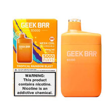 Tropical Rainbow Blast Flavored Geek Bar B5000 Disposable Vape Device - 5000 Puffs | everythingvapes.com - 1PC