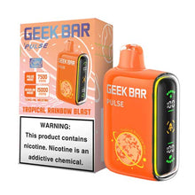 Tropical Rainbow Blast Flavored Geek bar Pulse Disposable Vape Device - 15000 Puffs | everythingvapes.com - 10PK