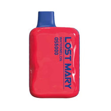 Watermelon Flavored EBDesign LOST MARY OS5000 Disposable Vape Device - 5000 Puffs | everythingvapes.com - 3PK