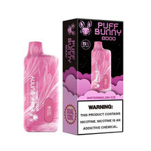 Watermelon Ice Flavored Puff Bunny 8000 Puffs Disposable Vape