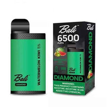 Watermelon Kiwi flavored Bali DIAMOND Disposable Vape Device 6500 Puffs