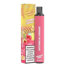 Watermelon Lemonade Flavored Monster Bars Disposable Vape Device 3500 puffs