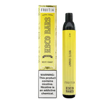 White Gummy flavored Pastel Cartel FRUITIA Esco Bars MESH Vape