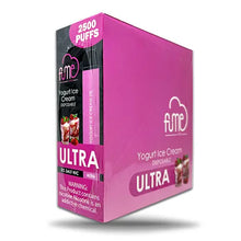 Yogurt Ice Cream flavor Fume Ultra Disposable Vape Device - EveryThing Vapes