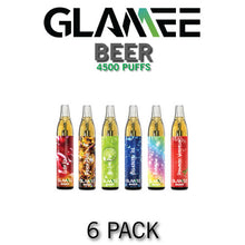 Glamee Beer Disposable Vape Device - 6PK