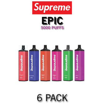 Supreme Epic Disposable Vape Device - 6PK