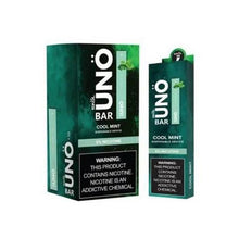 Uno Bar Cool Mint Disposable Vape Device 3Pk - EveryThing Vapes
