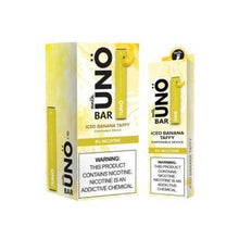 Uno Bar Iced Banana Taffy Disposable Vape Device 10Pk - EveryThing Vapes
