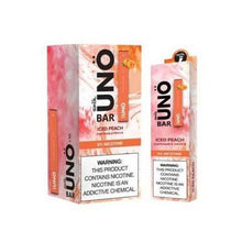 Uno Bar Iced Peach Disposable Vape Device 3Pk - EveryThing Vapes