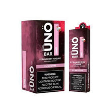 Uno Bar Strawberry Yogurt Disposable Vape Device 3Pk - EveryThing Vapes