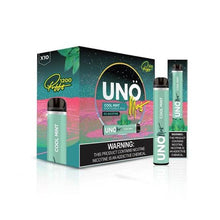 Uno Mas Cool Mint Disposable Vape Device 10Pk - EveryThing Vapes