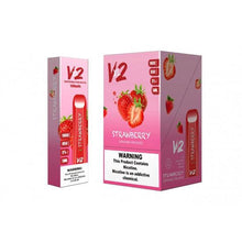 V2 Xl Strawberry Disposable Vape Device 1Pc - EveryThing Vapes