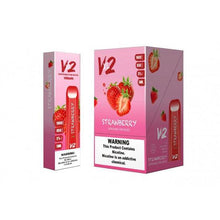 V2 Xl Strawberry Disposable Vape Device 6Pk - EveryThing Vapes
