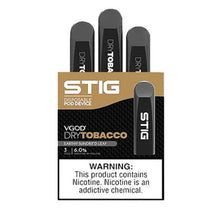 Vgod Stig Dry Tobacco Disposable Vape Pod Device 3Pk - EveryThing Vapes