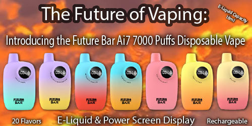 The Future of Vaping: Introducing the Future Bar Ai7 7000 Puffs Dispos EveryThing Vapes The Future of Vaping: Introducing the Future Bar Ai7 7000 Puffs Dispos EveryThing Vapes