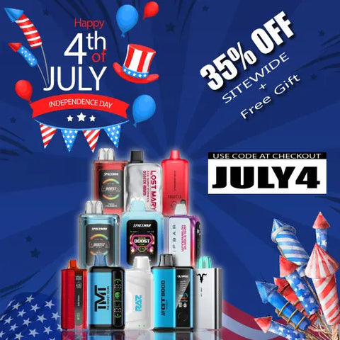 4th july disposable vapes sale less 35% off