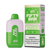 Aloe Grapple Watermelon Flavored FIFTY BAR 65000 Disposable Vape Device 1PC | EveryThing Vapes