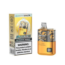 Alphonso Mango Flavored Spaceman 10K Pro Disposable Vape Device 1PC |  EveryThing Vapes