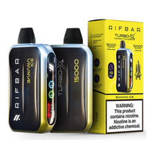 Banana Ice Flavored Rifbar Turbo-X Disposable Vape Device 1PC | EveryThing Vapes