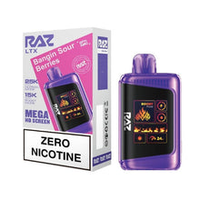 Bangin Sour Berries Flavored Raz LTX DC25000 Zero 0mg Disposable Vape Device - 15K Puffs | Everything Vapes