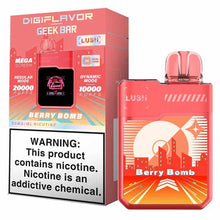 Berry Bomb Flavored Digiflavor Geek Bar LUSH Disposable Vape Device - 20K Puffs | Everything Vapes