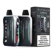 Black Ice Flavored Rifbar Turbo-X Disposable Vape Device 1PC | EveryThing Vapes