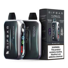 Black Ice Flavored Rifbar Turbo-X Disposable Vape Device 10PK | EveryThing Vapes