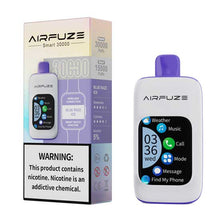 Blue Razz Ice Flavored AIRFUZE Smart 30000 Disposable Vape Device - 30K Puffs - 3PK | EveryThing Vapes