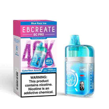 Blue Razz Ice Flavored EBCREATE BC Pro Disposable Vape Device - 40K Puffs  | EveryThing Vapes