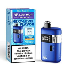 Blue Razz Ice Flavored Lost Mary Ultrasonic Disposable Vape Device - 35k Puffs  | EveryThing Vapes