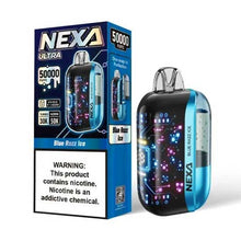 Blue Razz Ice Flavored NEXA Ultra 50001 Disposable Vape Device - 50K Puffs - 1PC | Everything Vapes