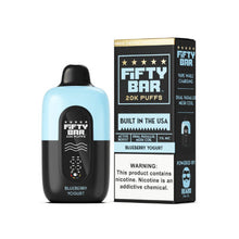 Blueberry Yogurt Flavored Fifty Bar V2 Disposable Vape Device - 20000 Puffs - 1PC | EveryThing Vapes
