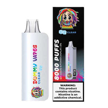 Clear Flavored Dummy Disposable Vape Device with 8000 Puffs 
