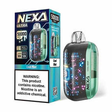 Cool Mint Flavored NEXA Ultra 50008 Disposable Vape Device - 50K Puffs - 1PC | Everything Vapes