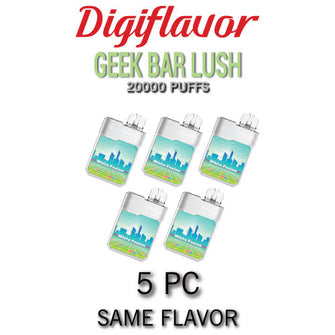 Digiflavor Geek Bar LUSH Disposable Vape Device | 20k Puffs - 5PC