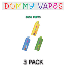 DUMMY Disposable Vape Device | 8000 Puffs - 3PK