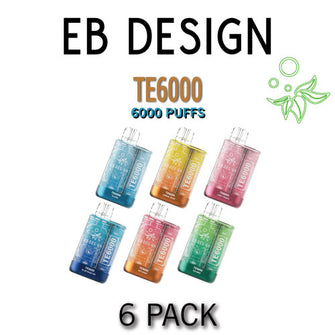 EB Design TE6000 Disposable Vape Device | 6000 Puffs - 6PK