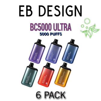 EB Design BC5000 ULTRA Disposable Vape Device | 5000 Puffs - 6PK