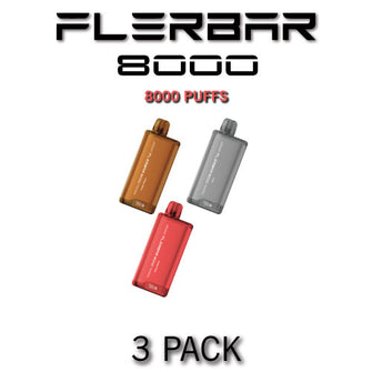 FLERBAR 8000 Disposable Vape Device | 8000 Puffs - 3PK