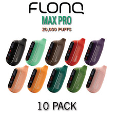 FLONQ Max Pro Disposable Vape Device | 20000 PUFFS - 10PK