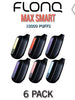 FLONQ Max Smart 0% Nicotine Disposable Vape Device | 10000 PUFFS - 6PK