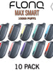 FLONQ Max Smart 2% Nicotine Disposable Vape Device | 10000 PUFFS - 10PK